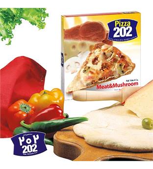 پیتزا قارچ و گوشت