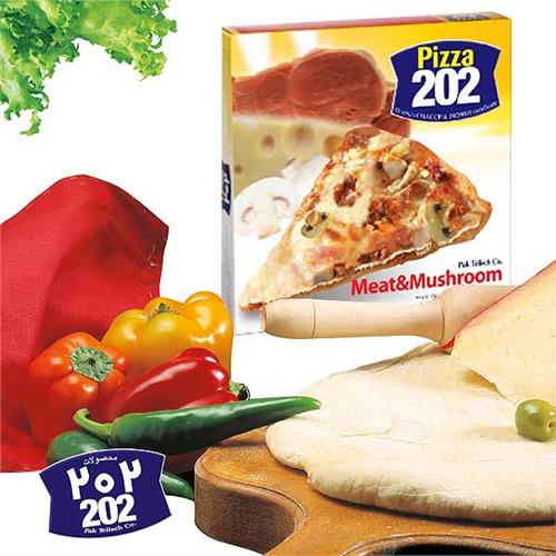 پیتزا قارچ و گوشت